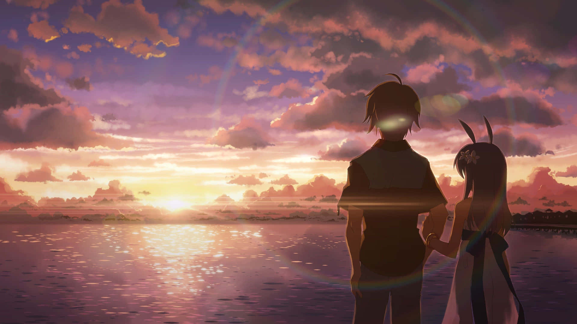 Animestrand Hintergrund
