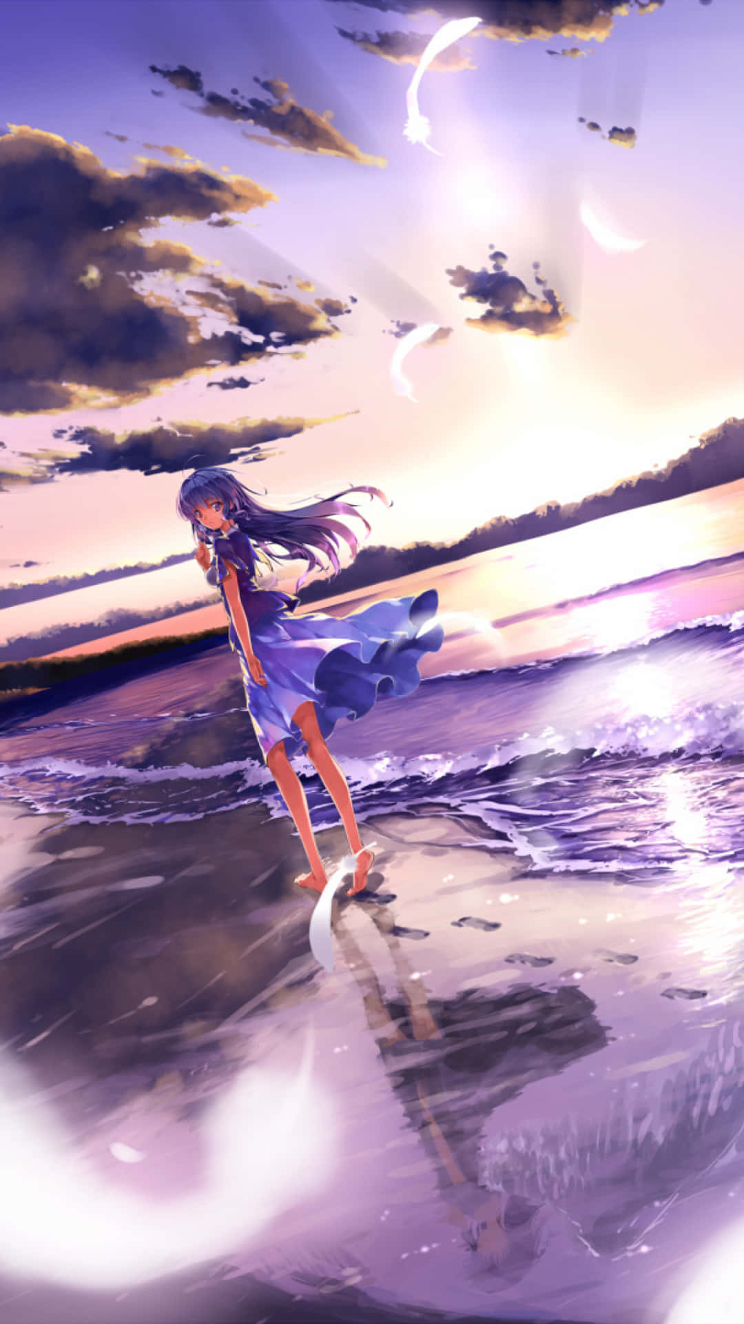 Beach Background, Anime Summer Beach HD wallpaper | Pxfuel