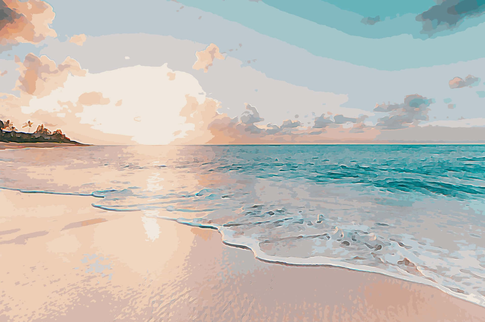 Hawaii Beach Summer Art Wallpapers - Hawaii Wallpaper iPhone