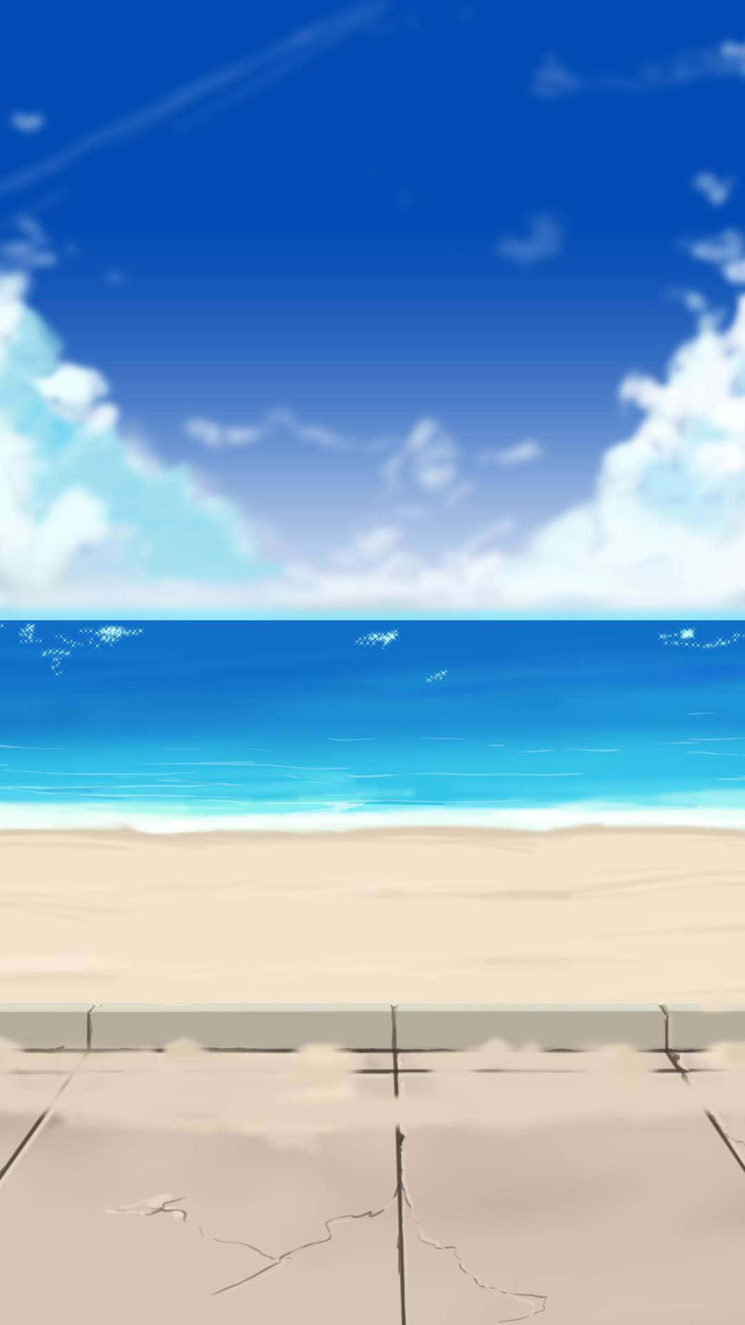 Beach art rock manga boat water anime summer volvox819 blue HD  wallpaper  Peakpx