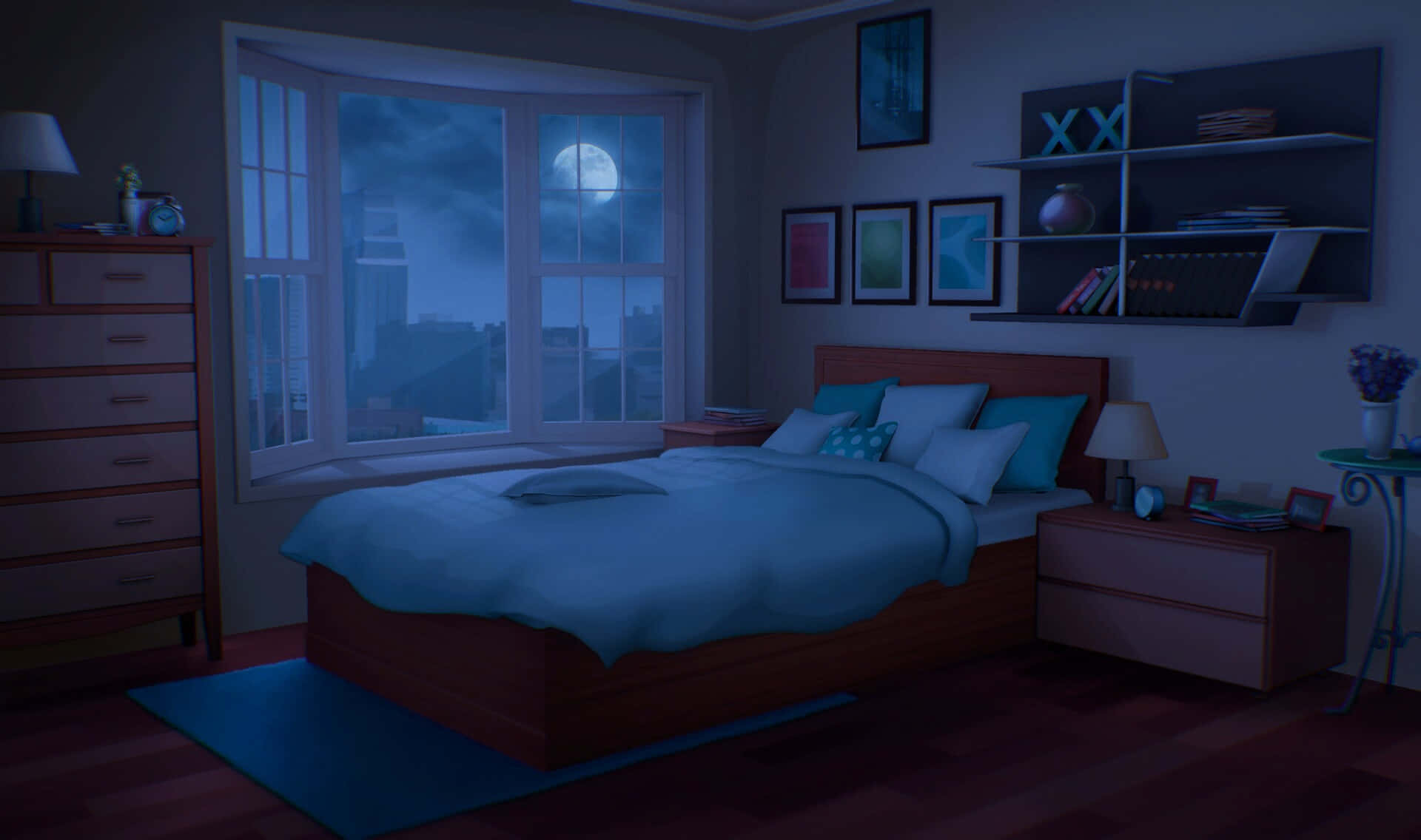 100+] Anime Bedroom Background s 