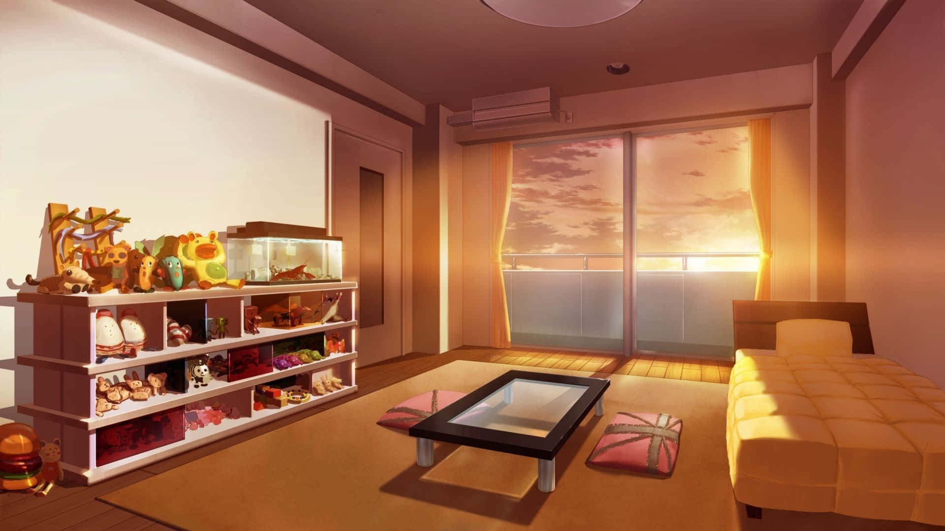 Inviterdig Selv Ind I Dette Hyggelige Anime-soveværelse Og Få Fyldt Dig Med Spænding!
