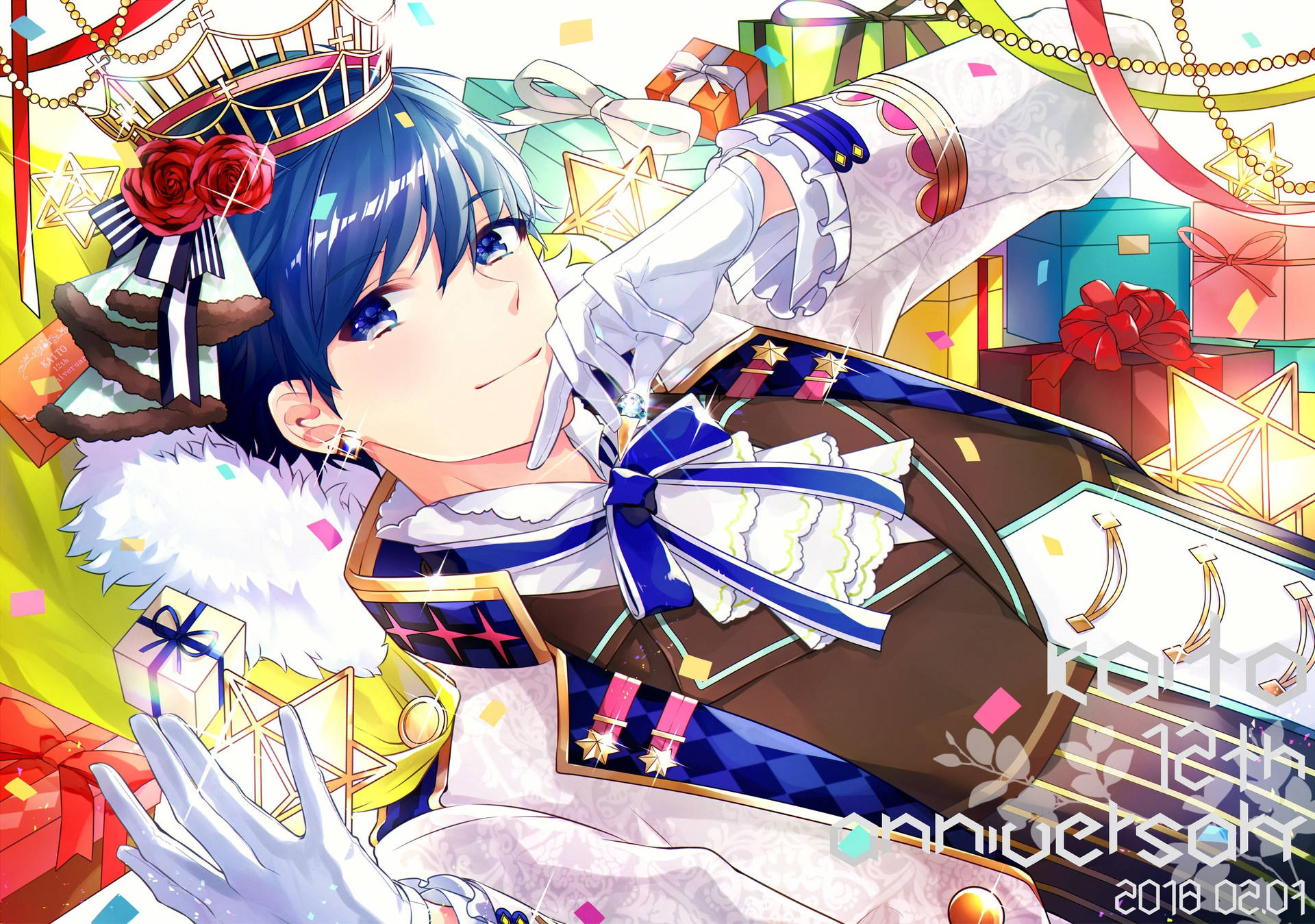 Anime Blue Boy Prince Wallpaper