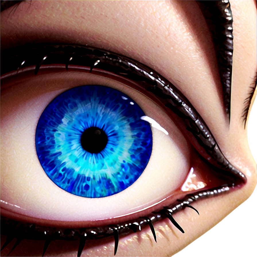 Anime Blue Eyes Png 06122024 PNG