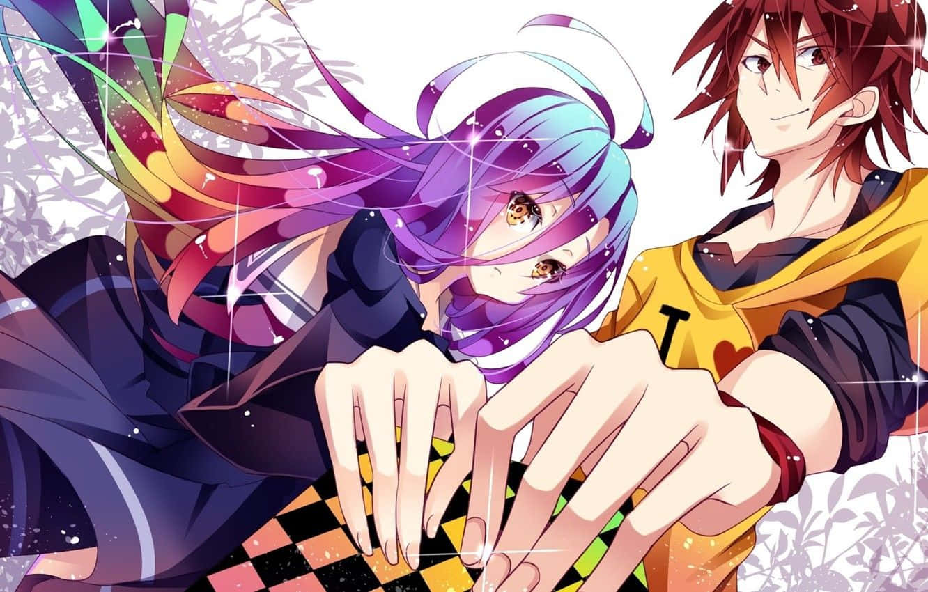 Anime Boy Gamers Prepare for an Epic Gaming Session Wallpaper