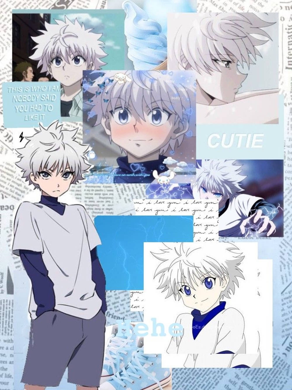 Anime Boy Killua Aesthetic Wallpaper