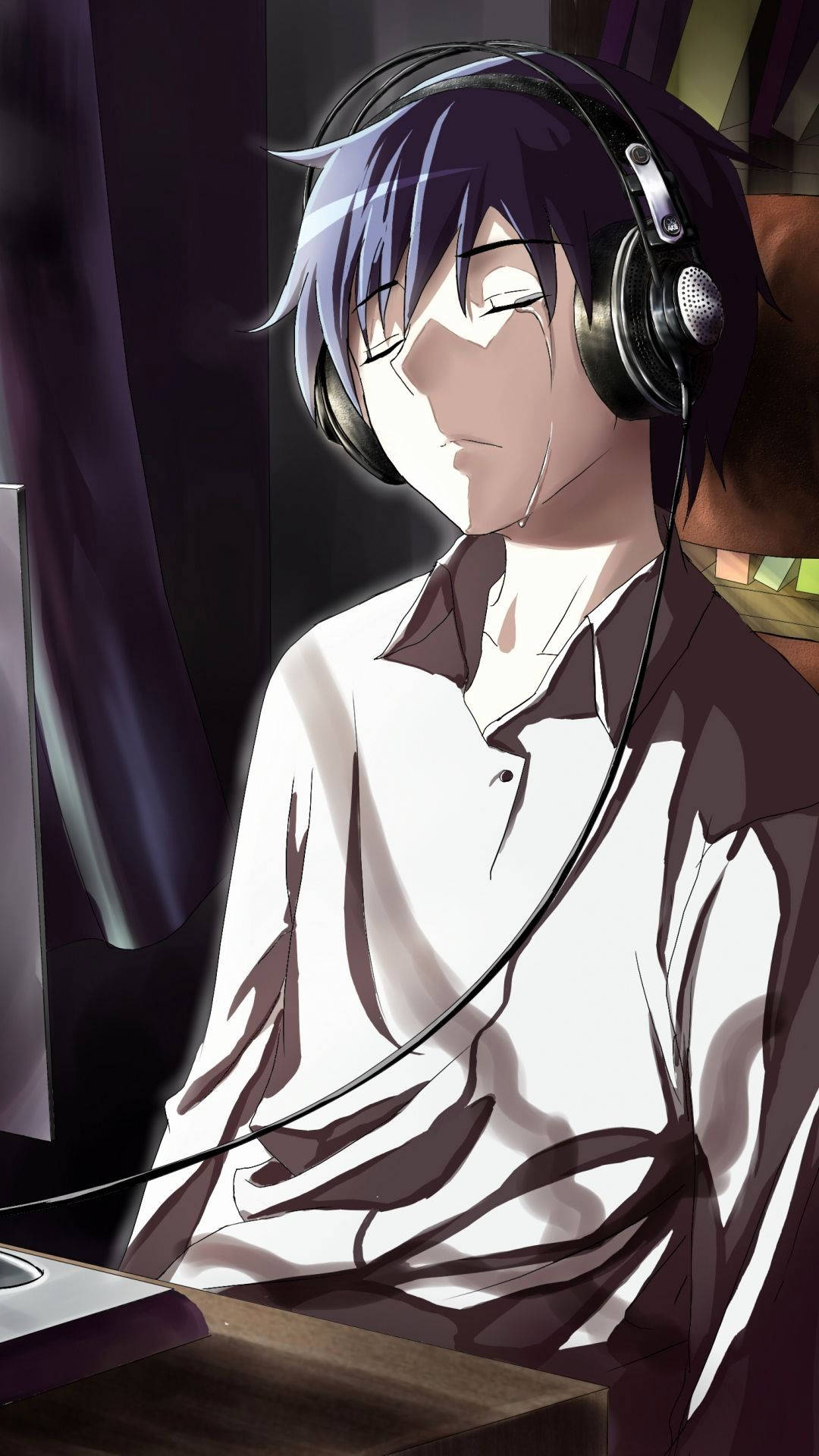 Anime Boy Sad PFP Wallpaper