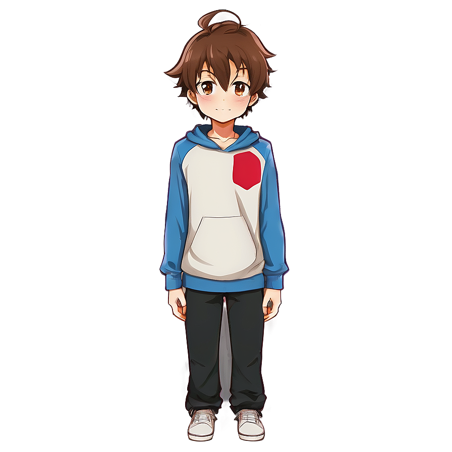 Download Anime Boy With Brown Hair Png Vbg95 | Wallpapers.com