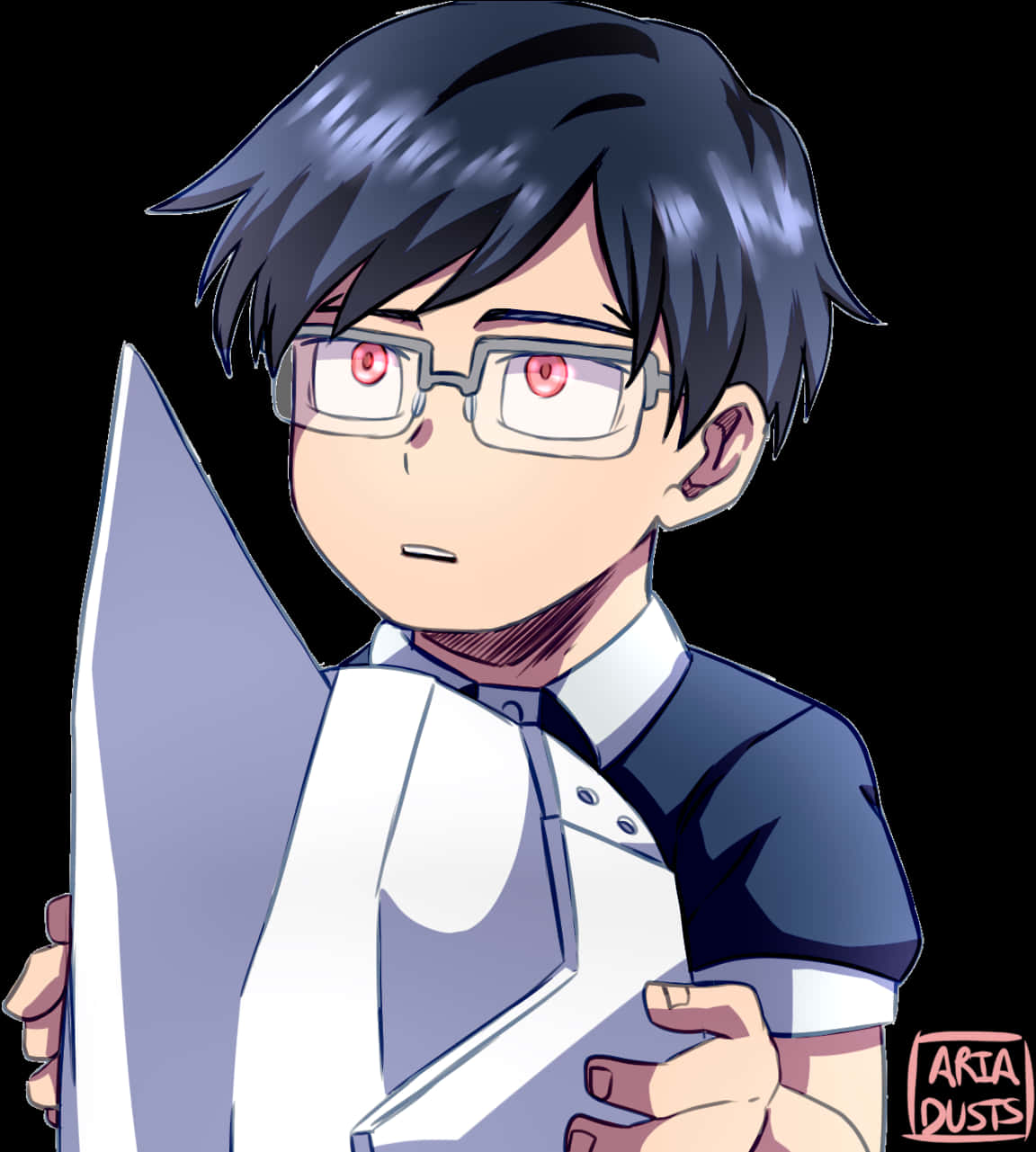 Anime Boy With Knife PNG