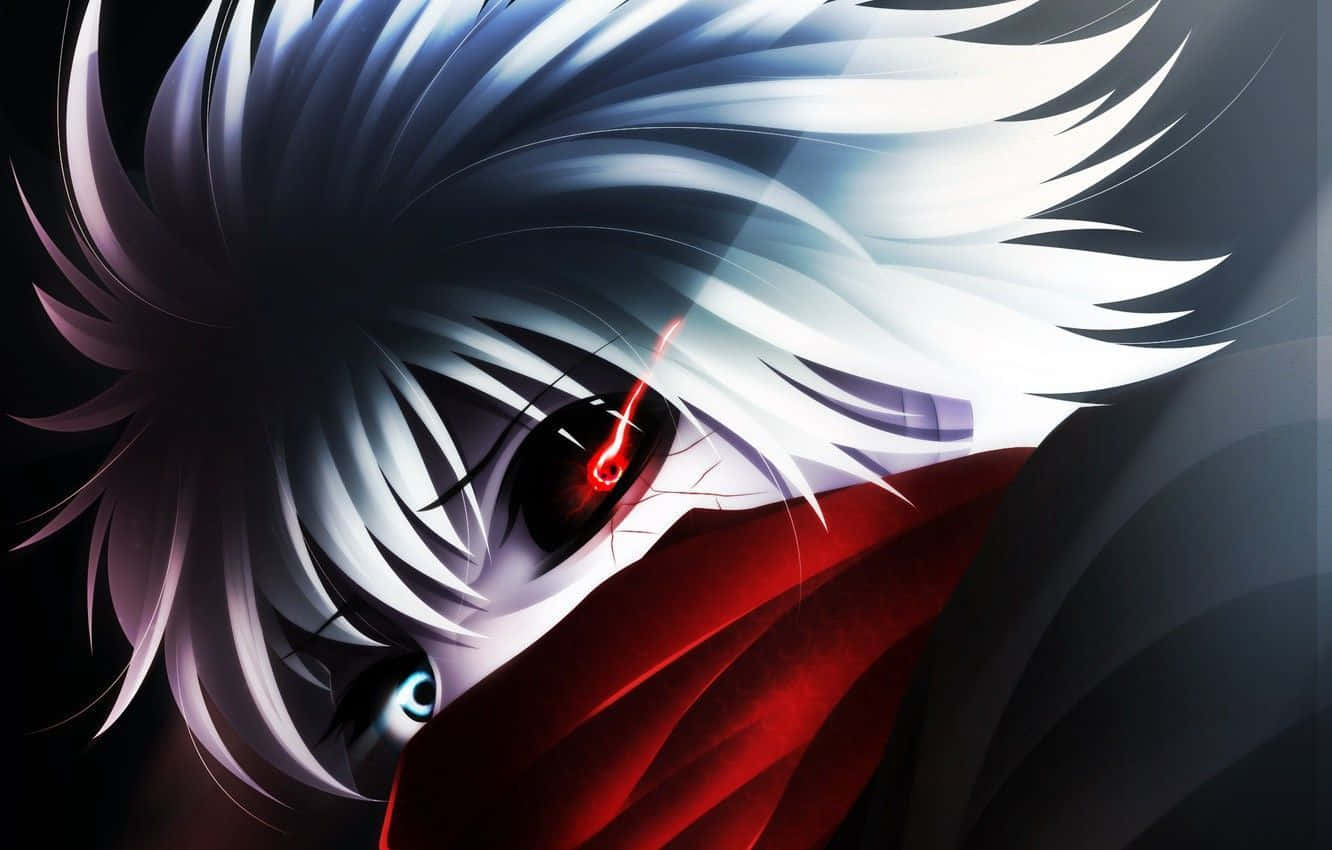 Anime Boy With Red Mask Wallpaper