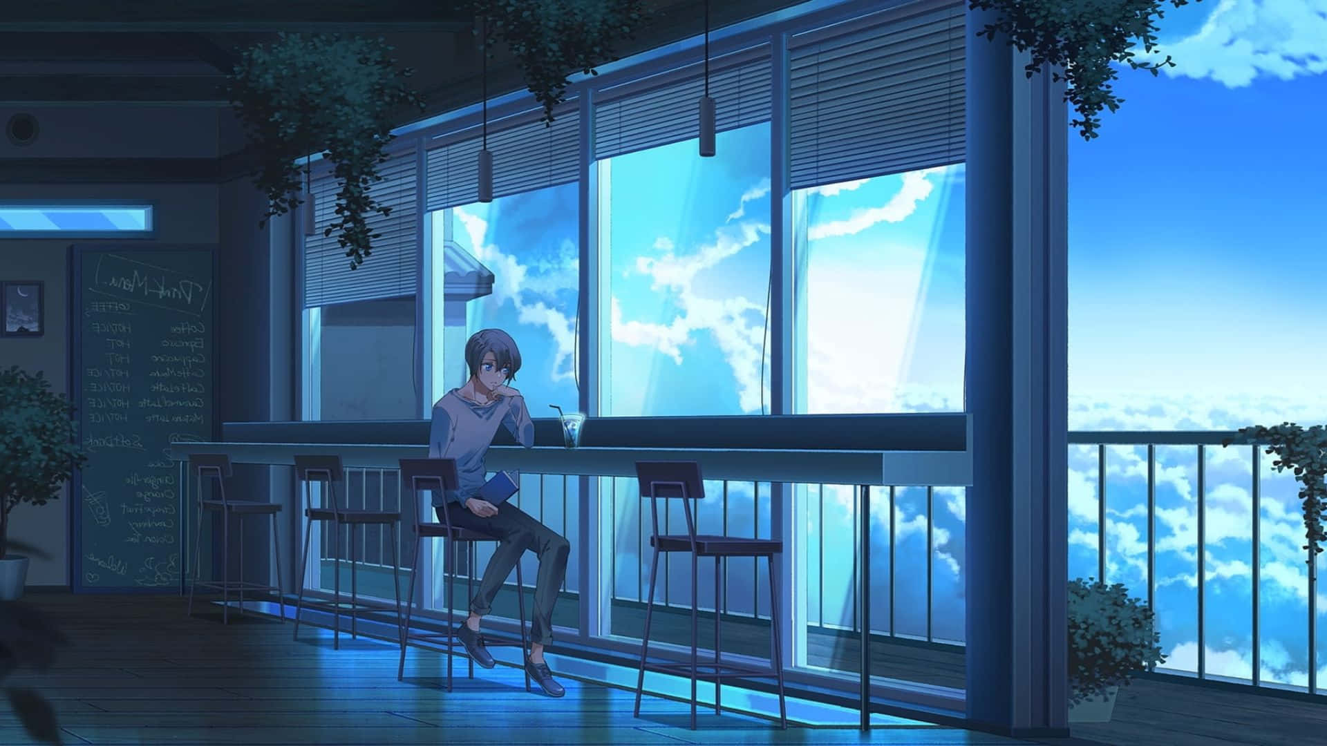 Enjoy a Hot Cup of Coffee in a Cozy Anime Cafe