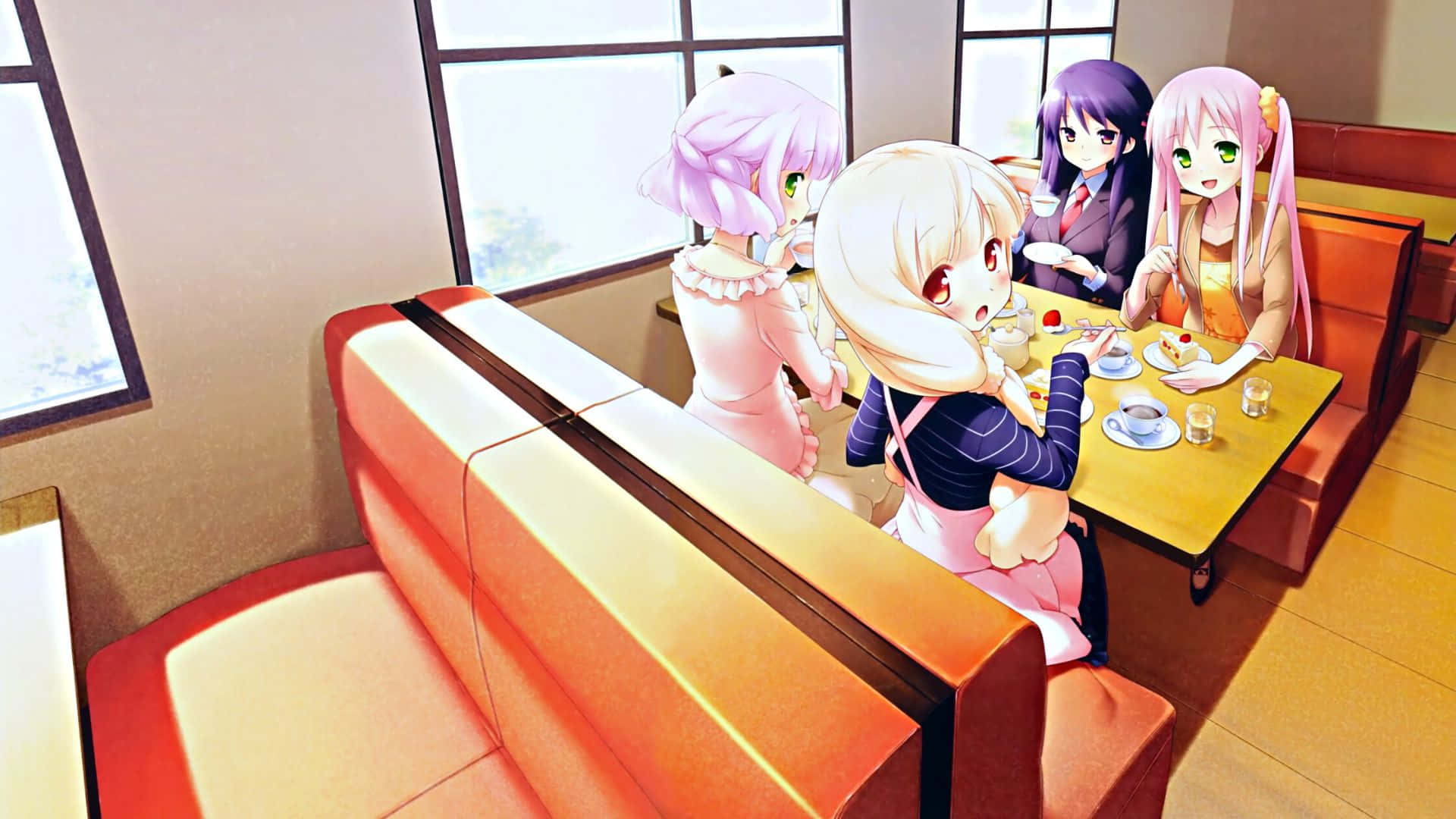 Animecafe Sourire Hintergrund