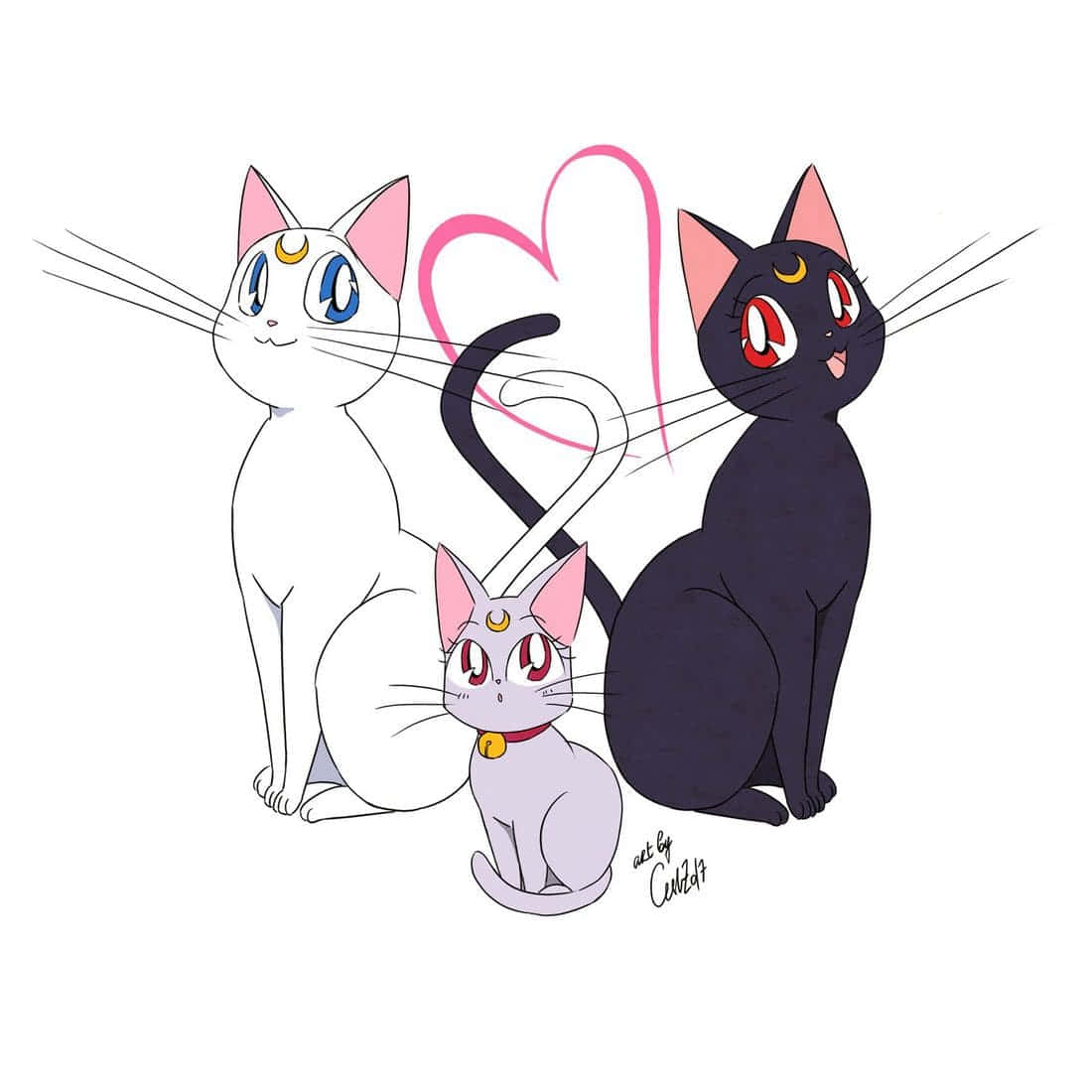 Einsanftes Herz In Einem Wilden Körper - Anime Katze