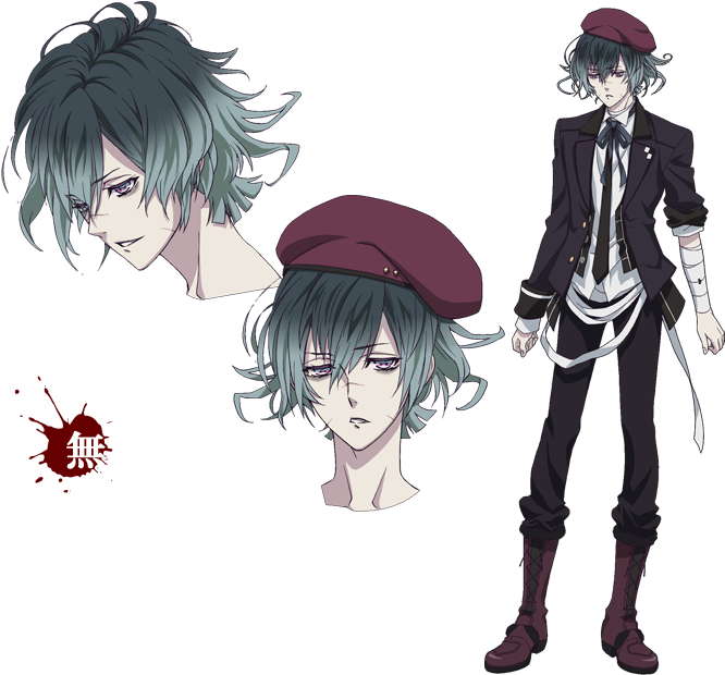 Anime Character Green Hair Beret PNG