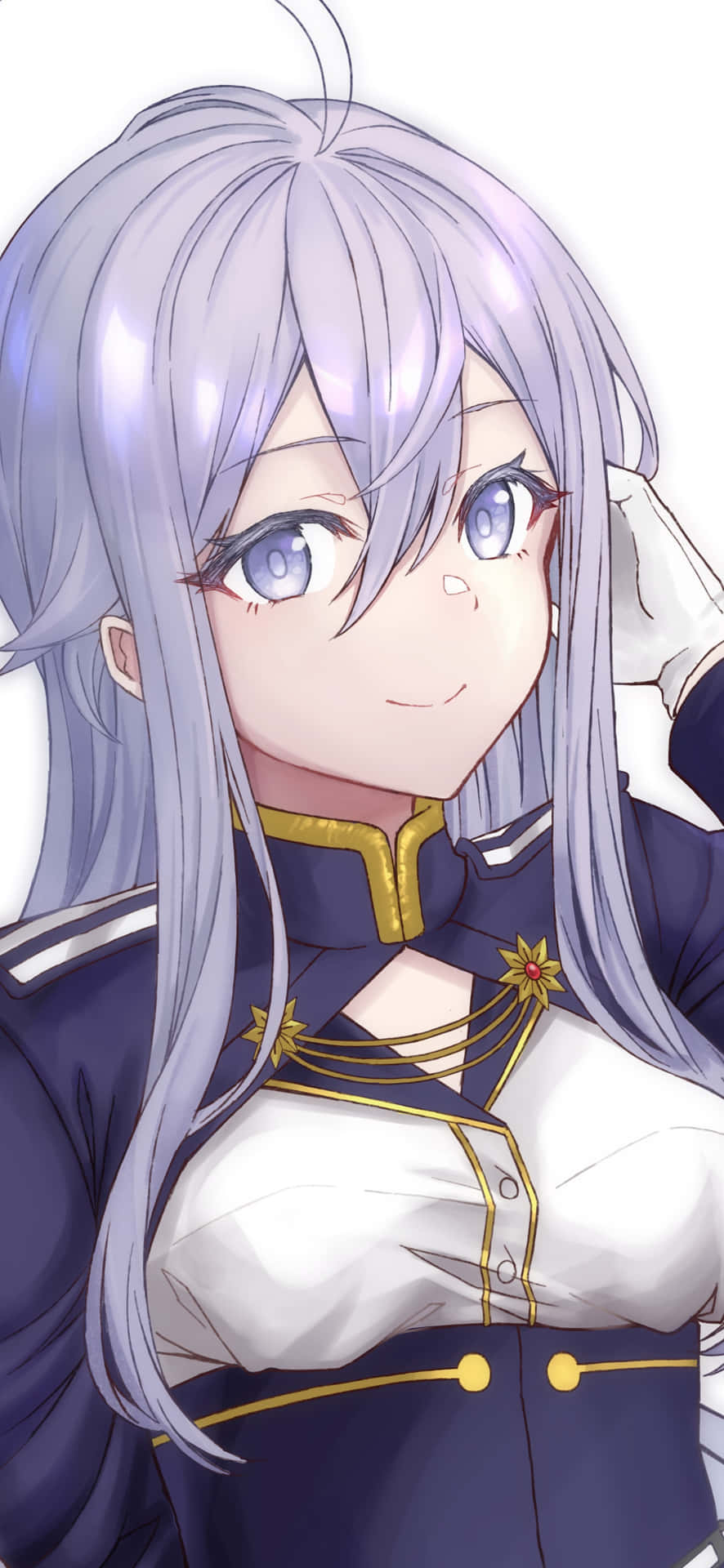 Anime Character Military Uniform Smile Wallpaper