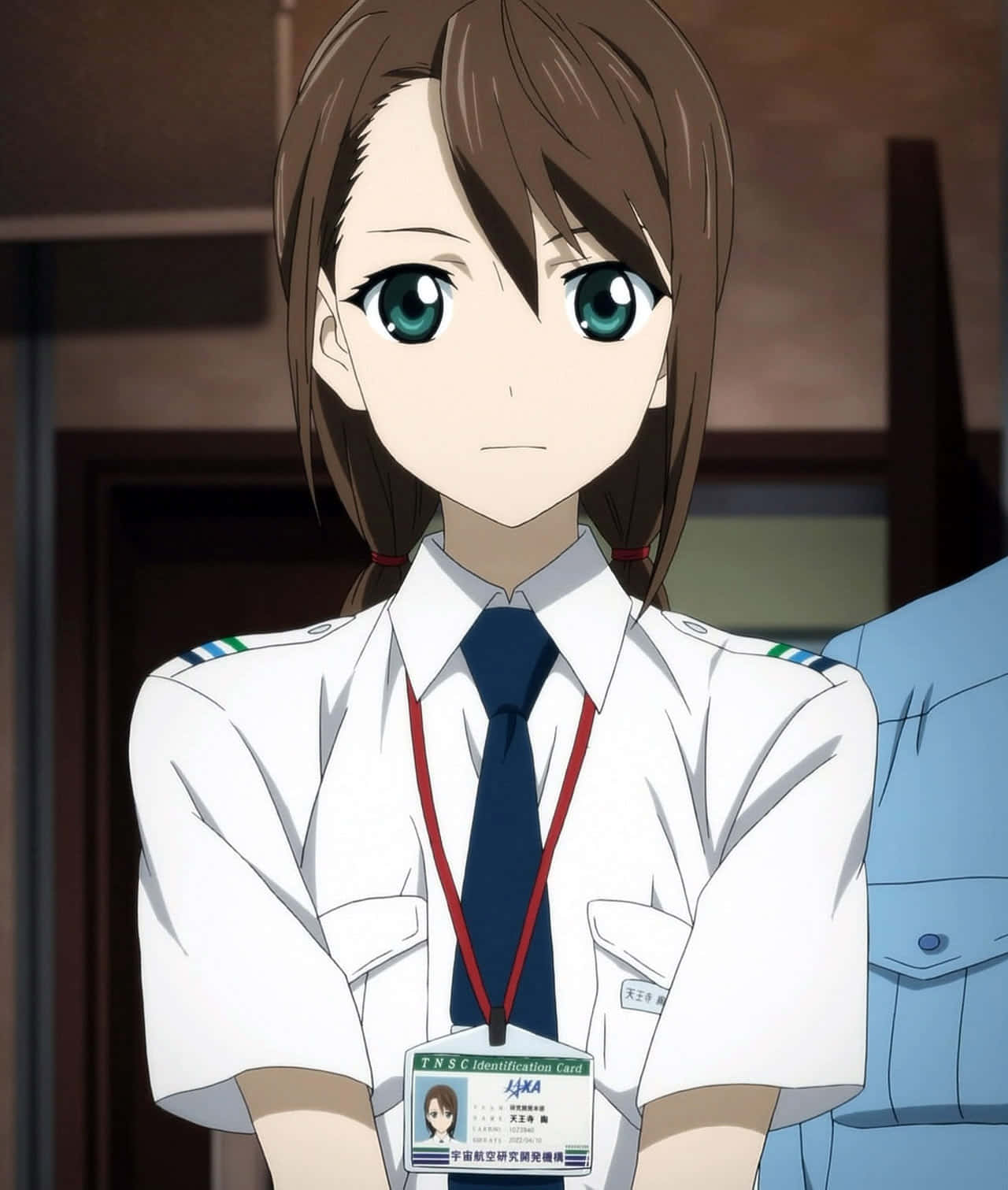 Anime Personage Nae Tennouji Uniform Achtergrond