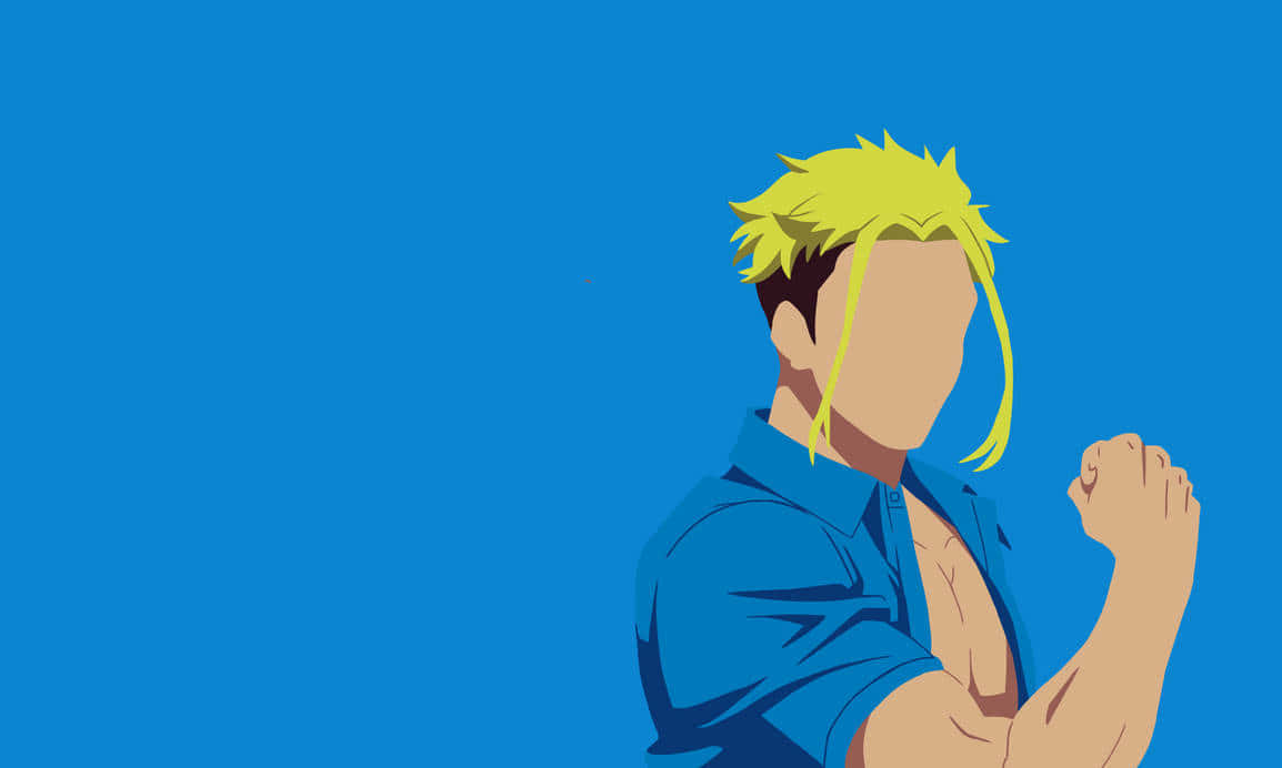 Anime Character Power Pose Wallpaper