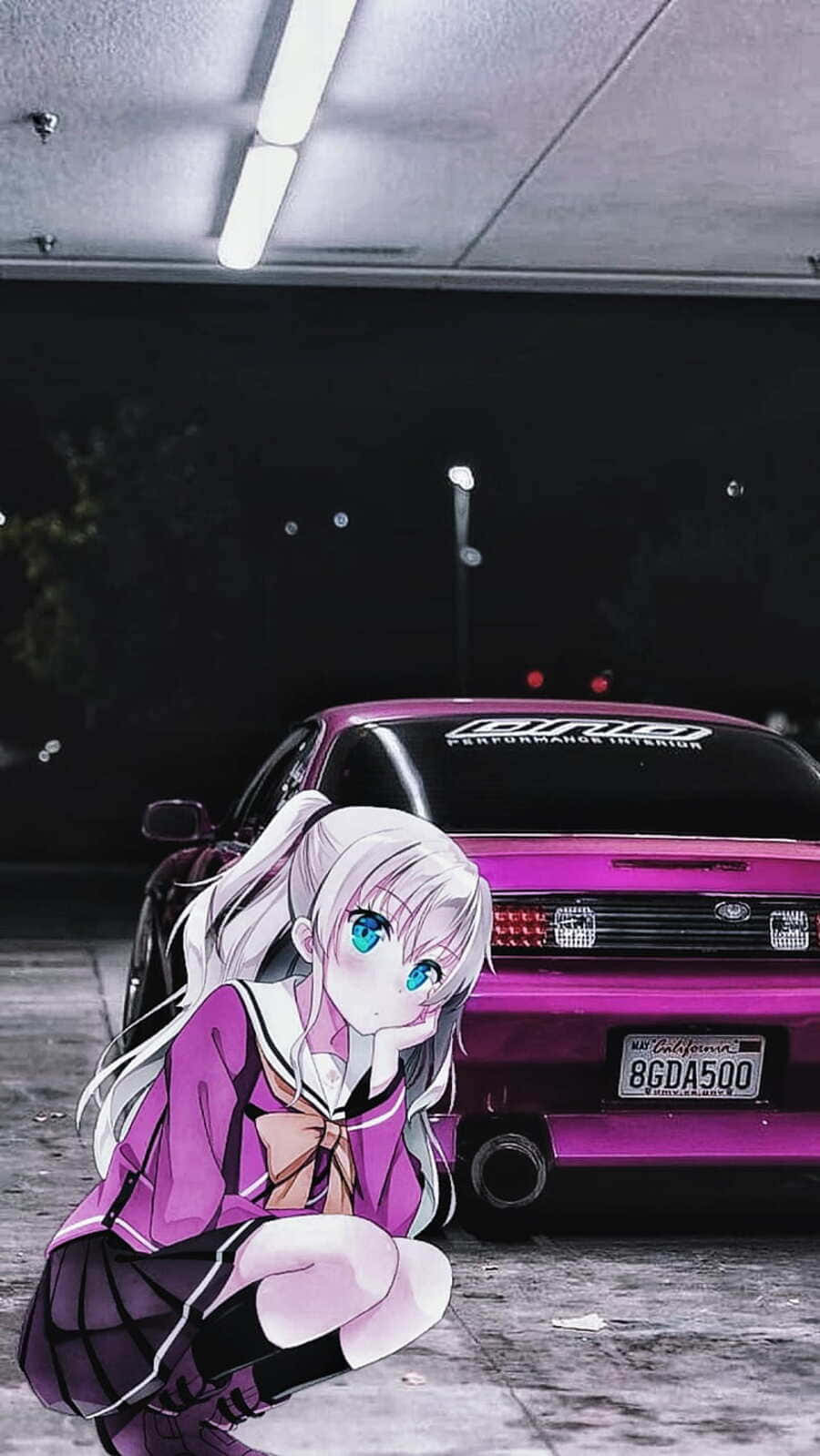 Anime Character With J D M Car P F P Wallpaper