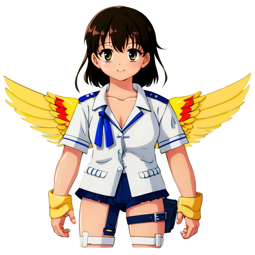 Anime Character With Wings Png 06252024 PNG