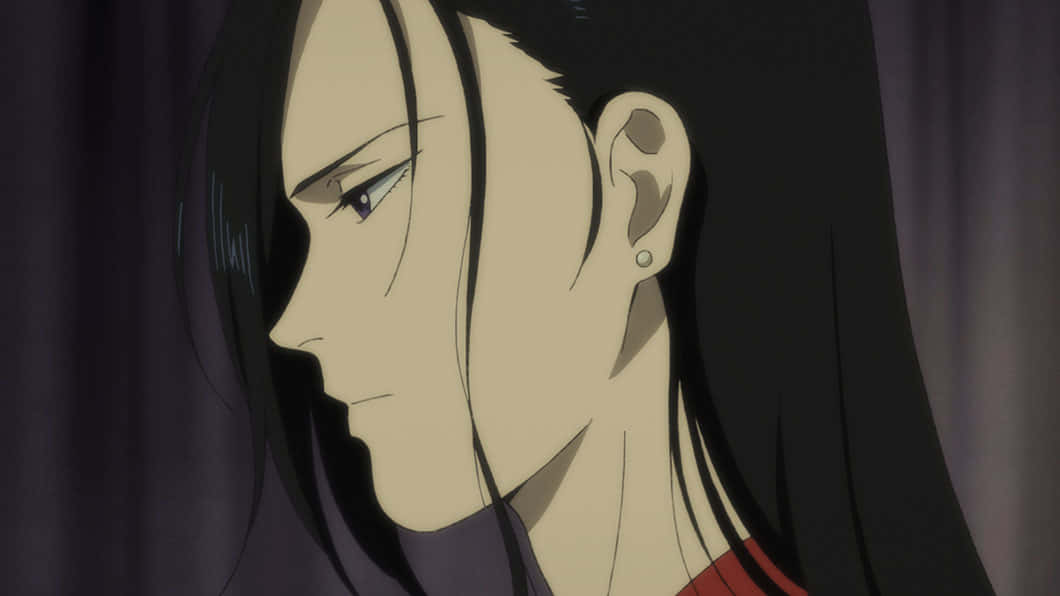 Anime Character Yut-lung In Intense Scene From Banana Fish Wallpaper