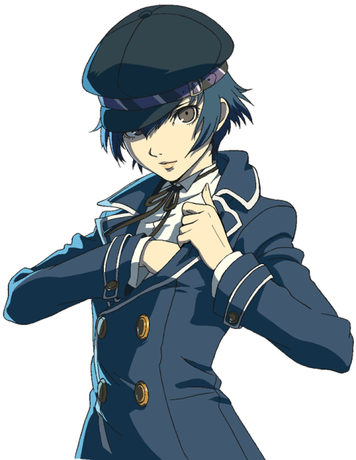 Anime Characterin Blue Uniform PNG