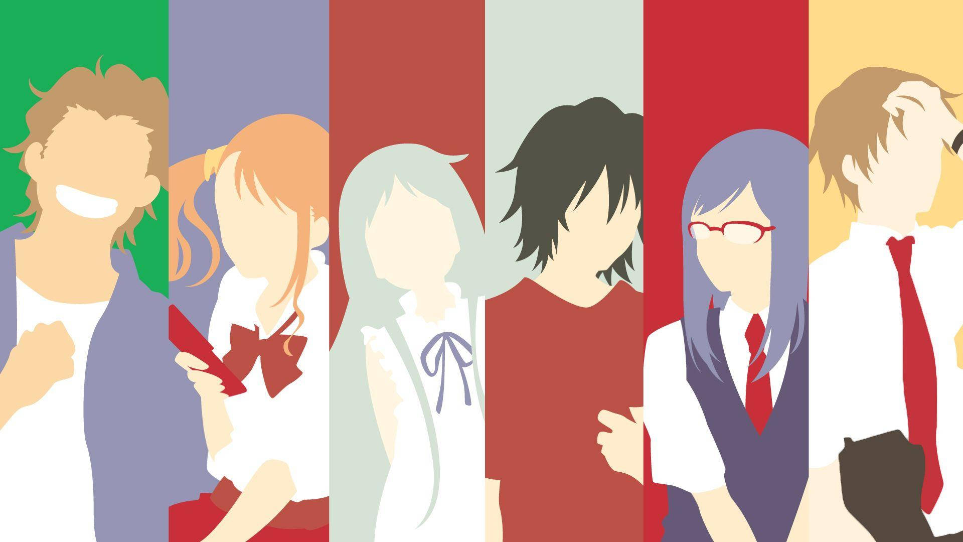 Anime Characters Anohana Background