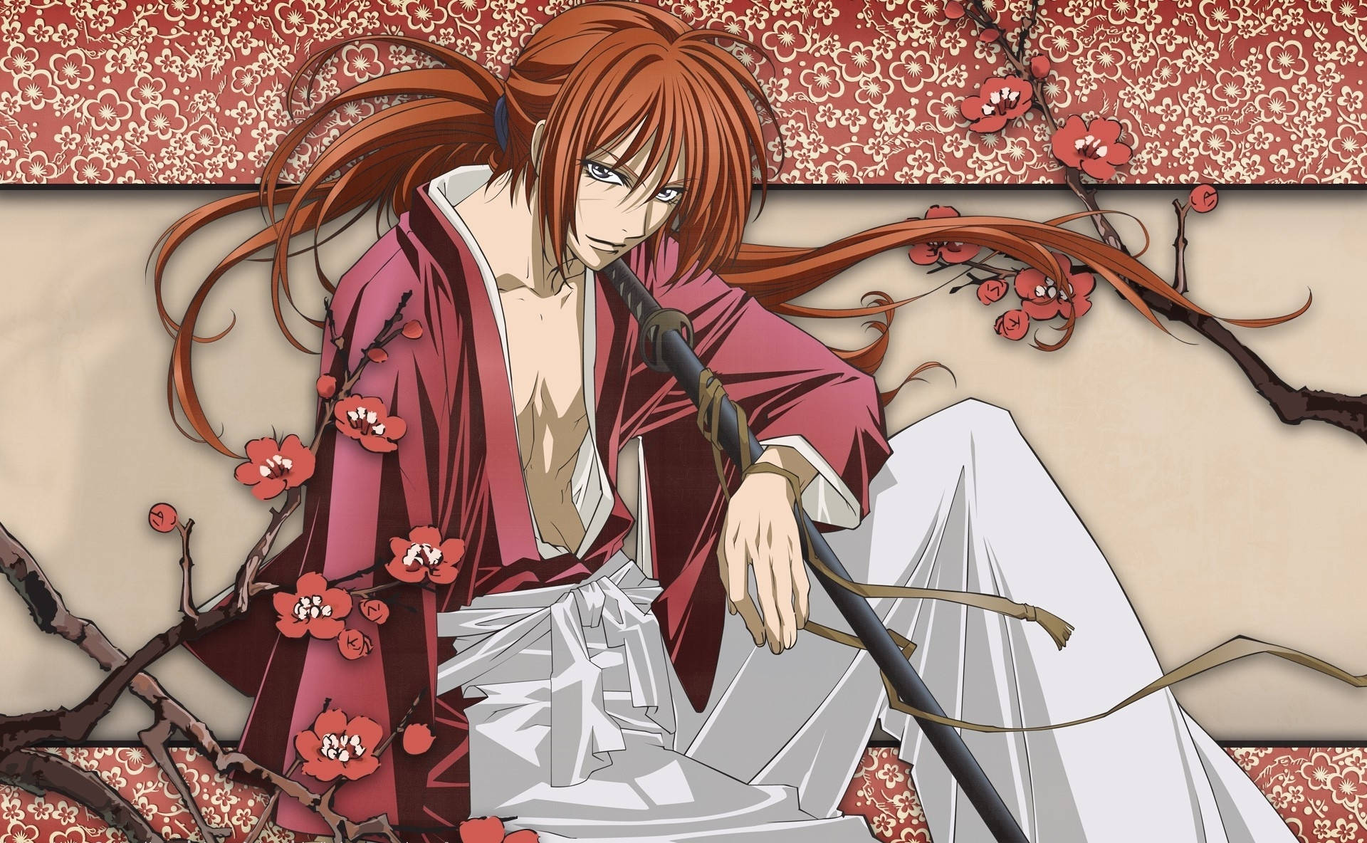 Anime Characters Rurouni Kenshin Background