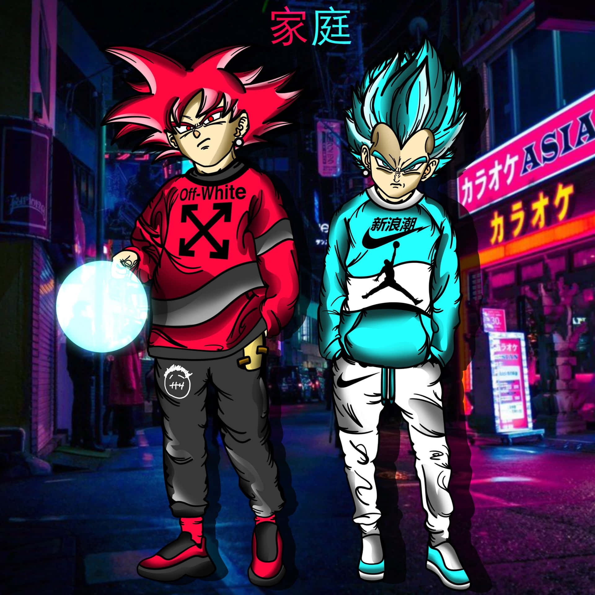 Anime_ Characters_ Streetwear_ Style Wallpaper