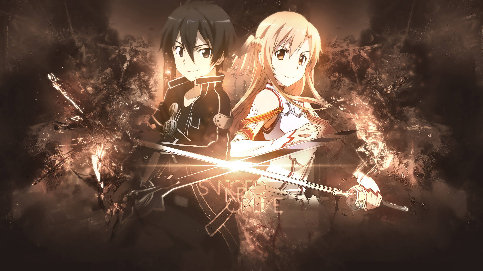 Anime Characters Sword Art Online Background