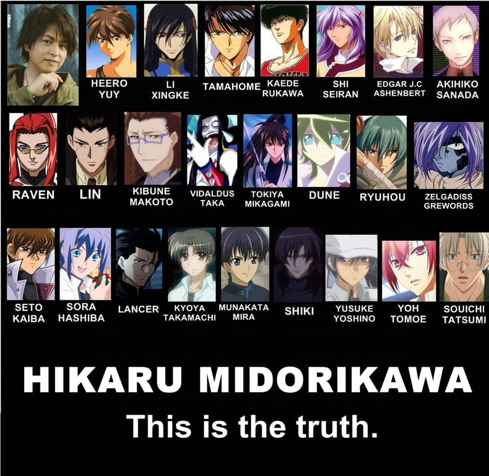 Anime Characters Voiced By Hikaru Midorikawa Wallpaper