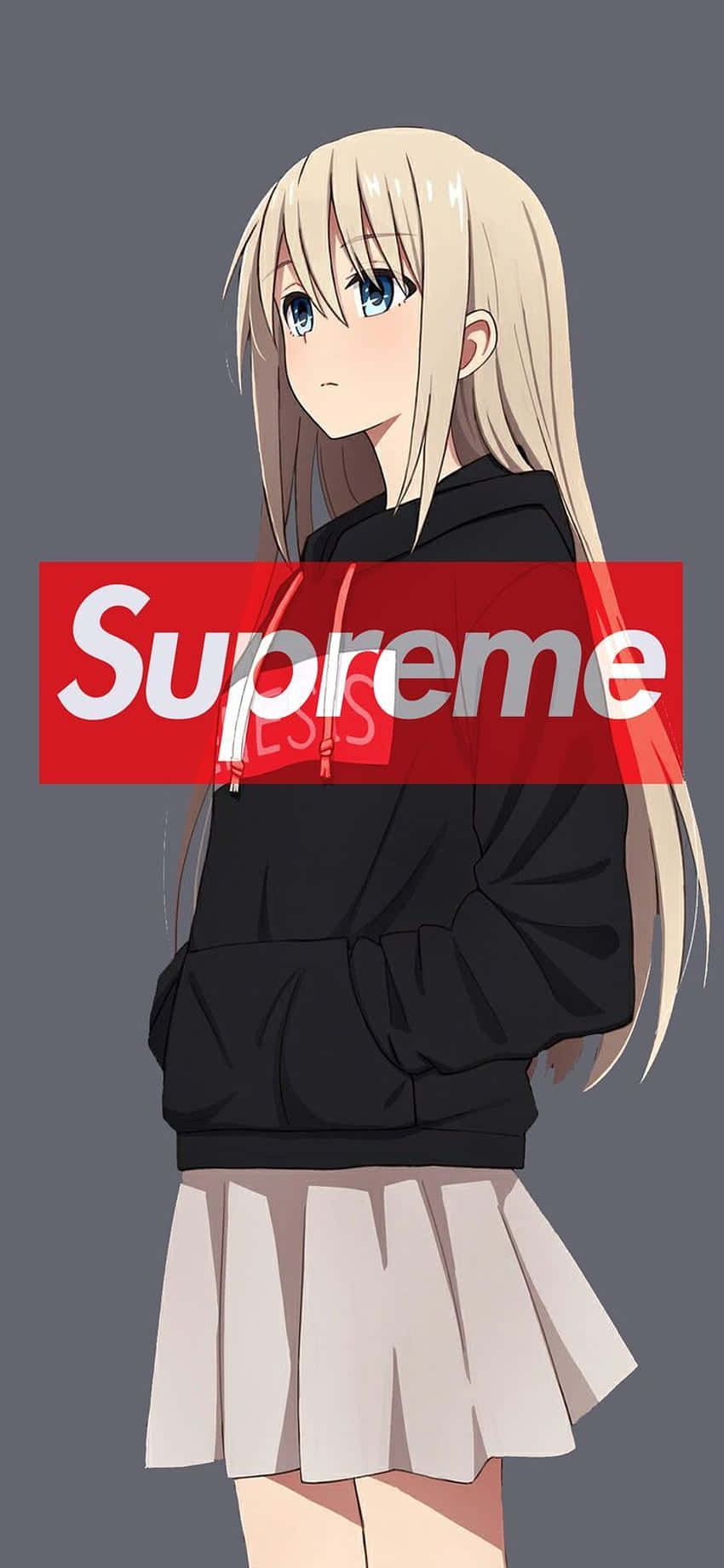 Anime Fans Show Off Their Supreme Streetwear Wallpaper