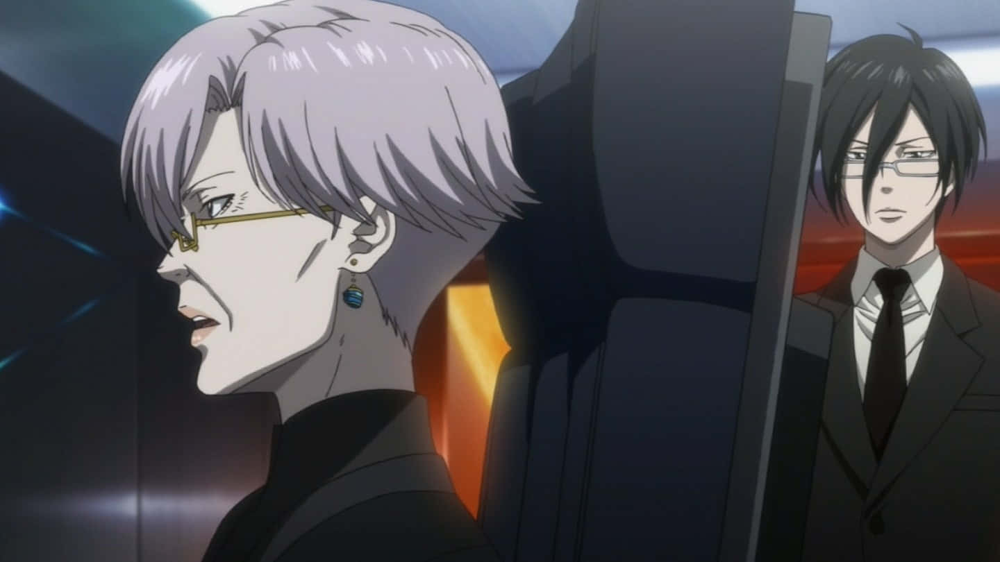 Anime Charactersin Formal Attire Wallpaper