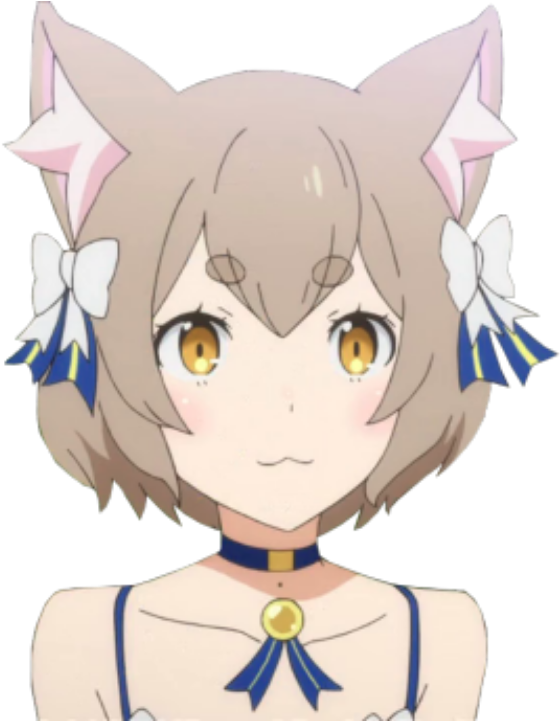 Anime Characterwith Cat Ears PNG
