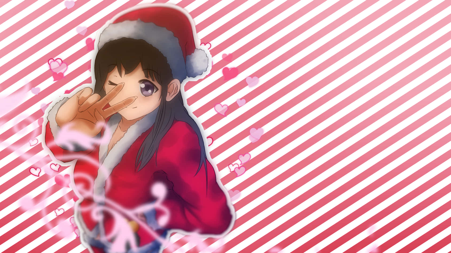 Feiernsie Die Ferienzeit Mit Einem Anime-weihnachten