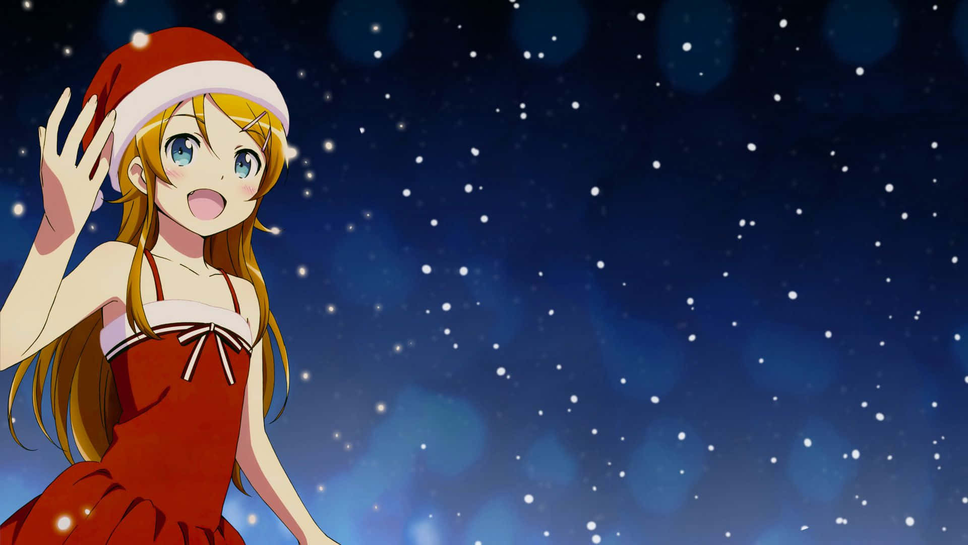 Firaden Festliga Säsongen Med Anime Jul