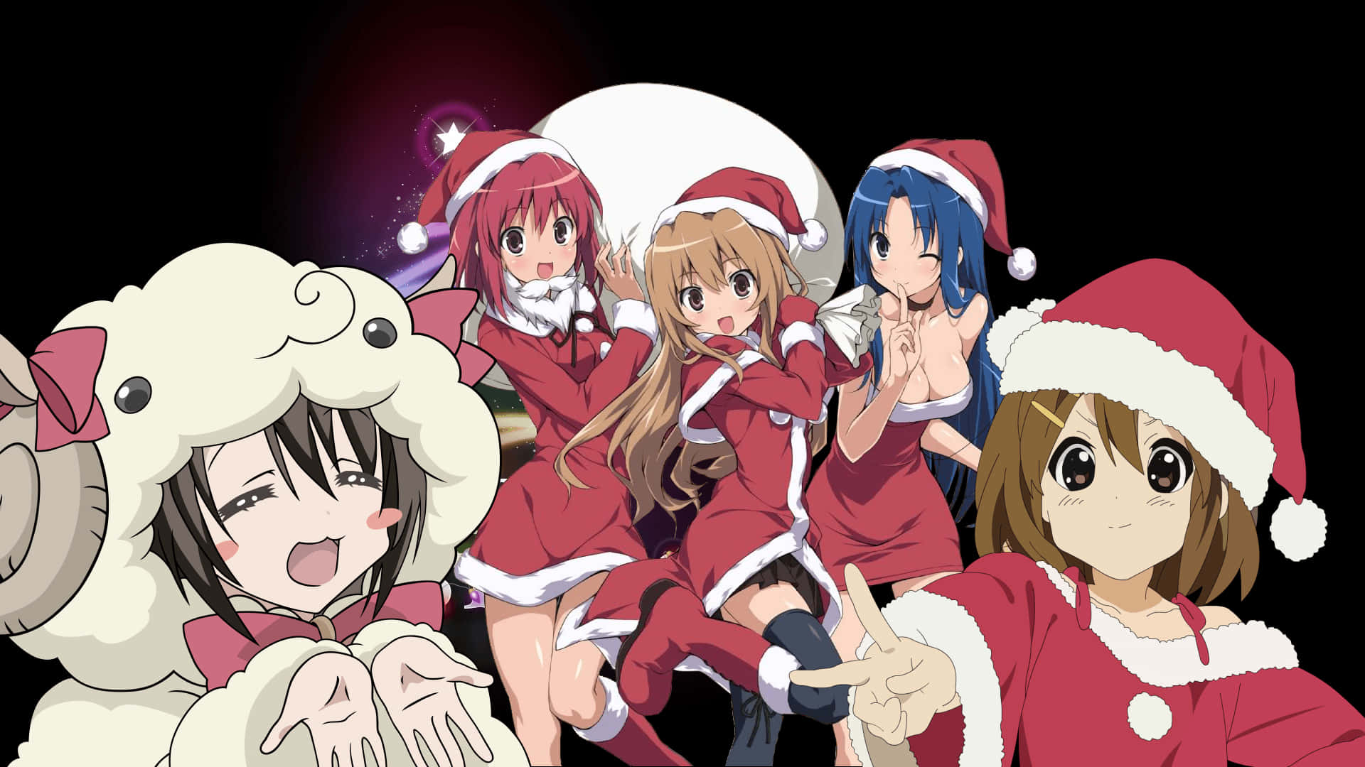 Feiereweihnachten Mit Deinen Lieblings-anime-charakteren!