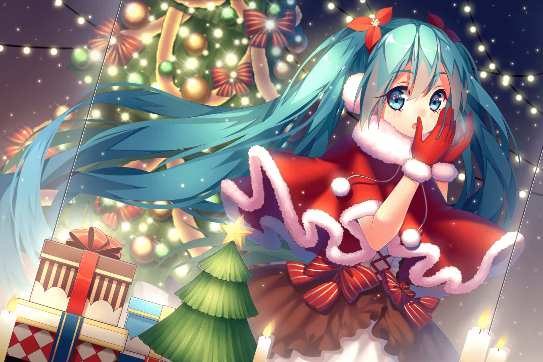 animal ears, Anime girls, Christmas, Original characters HD Wallpapers /  Desktop and Mobile Images & Photos
