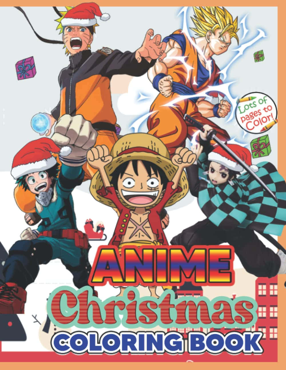 Immergitinell'atmosfera Natalizia Con Questa Festosa Scena Di Natale Anime!