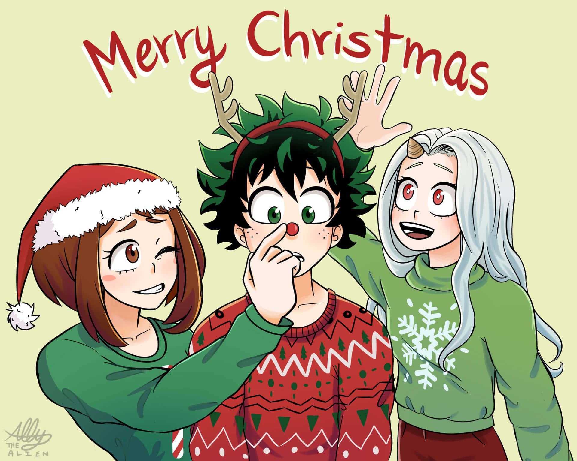 Celebrating Christmas with Anime