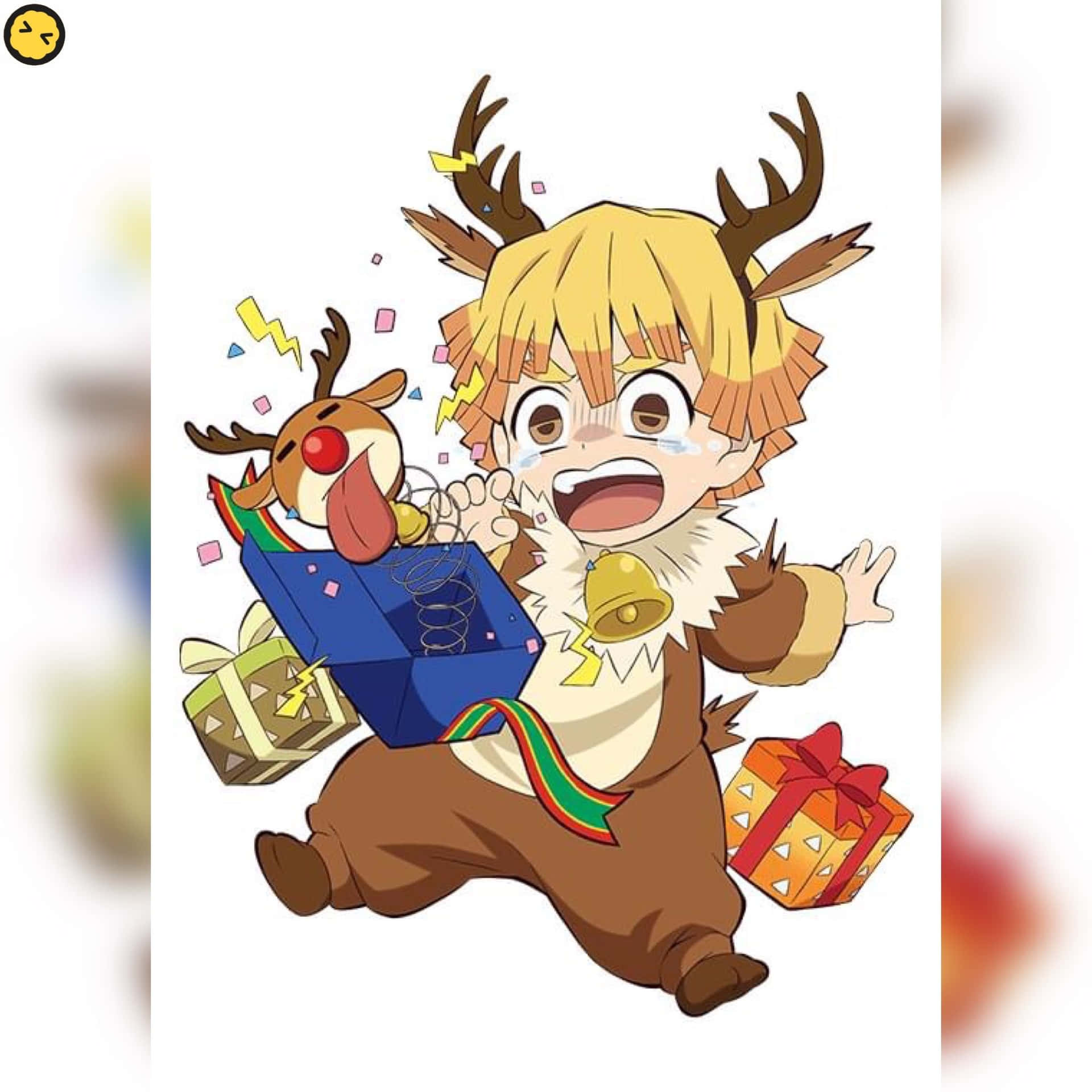 Einverträumtes Anime-weihnachten