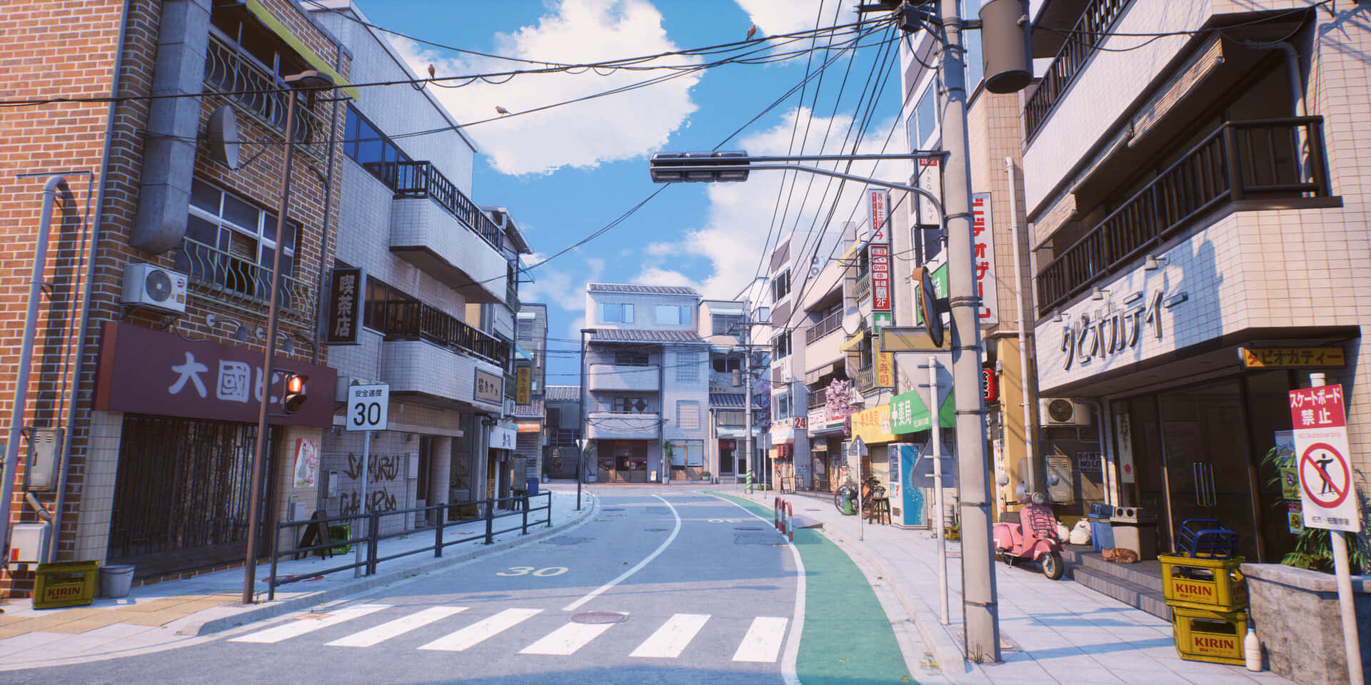 Anime Neighborhood Wallpapers  Wallpaper Cave
