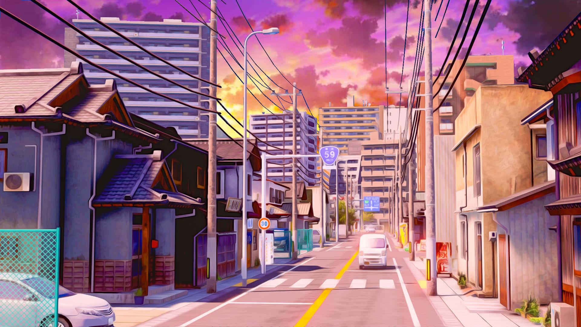 Explore an enchanting Anime City!