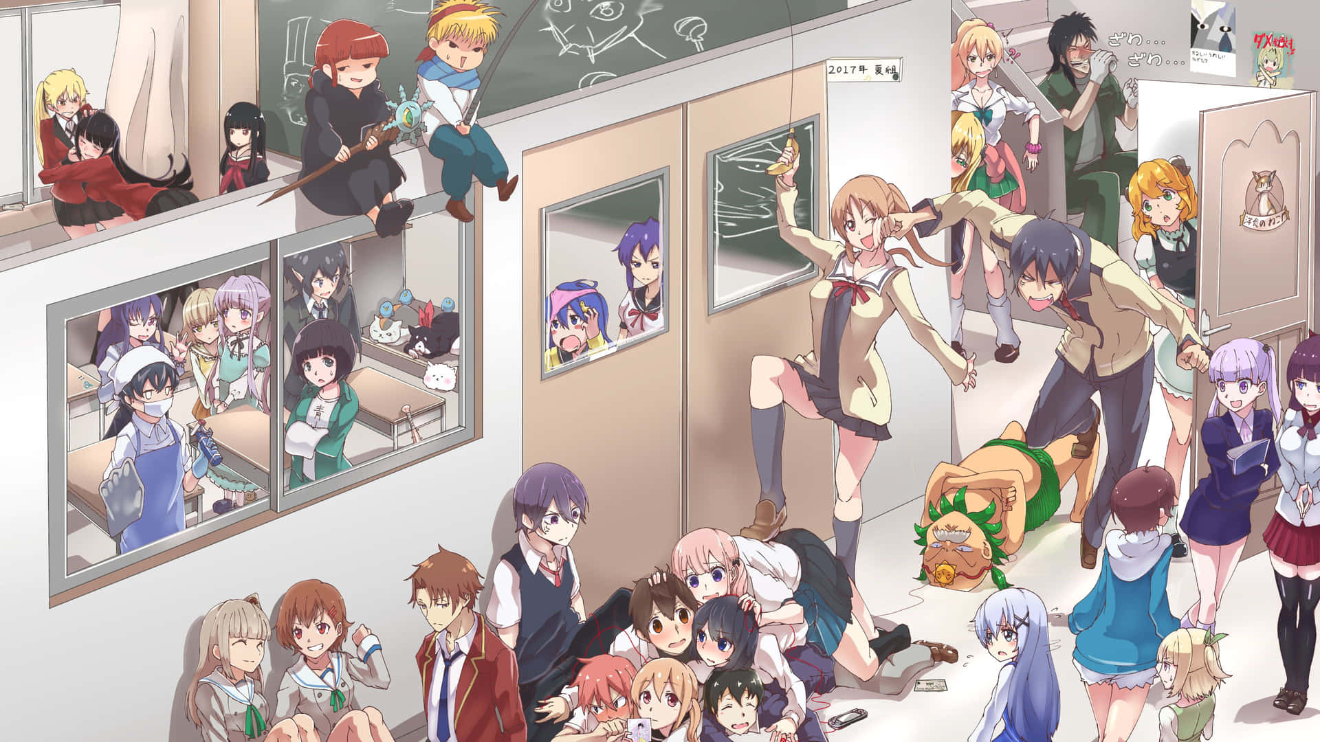A classroom where the power of Anime comes to life