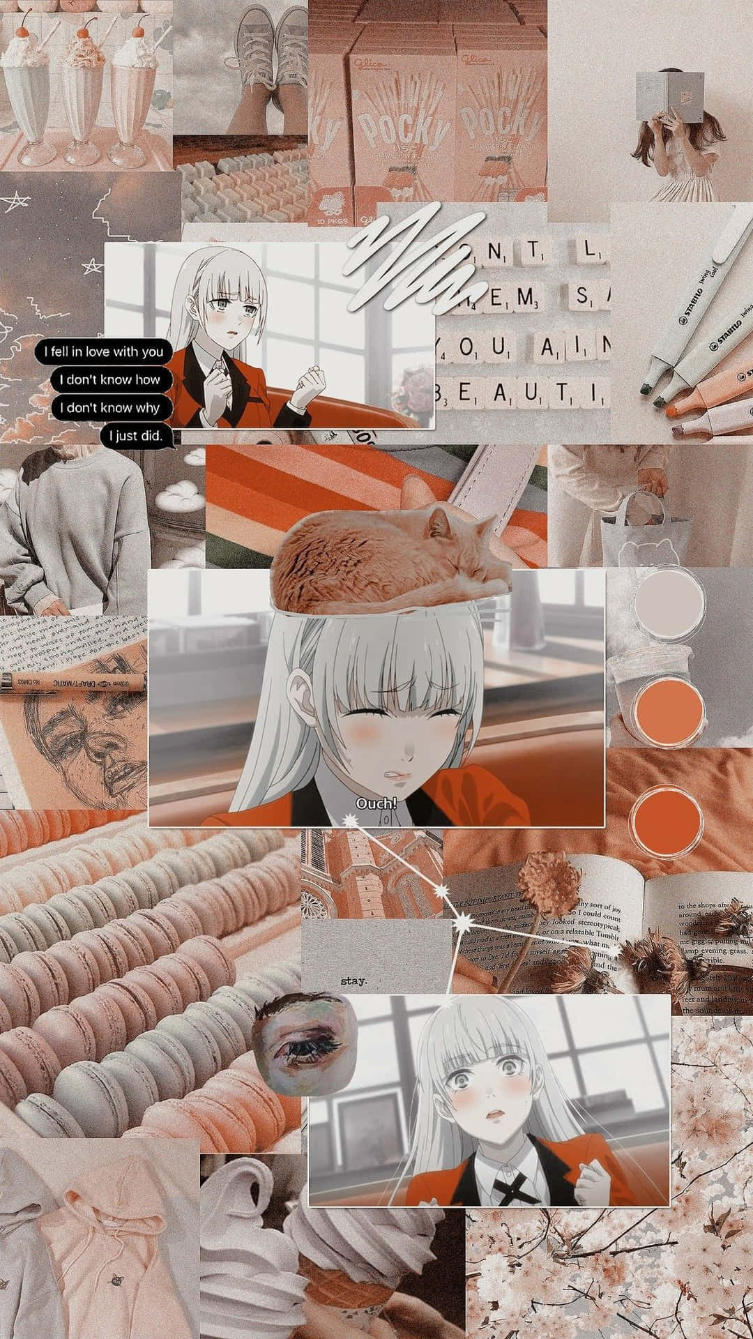 Caption: Vibrant Anime Characters Collage Wallpaper