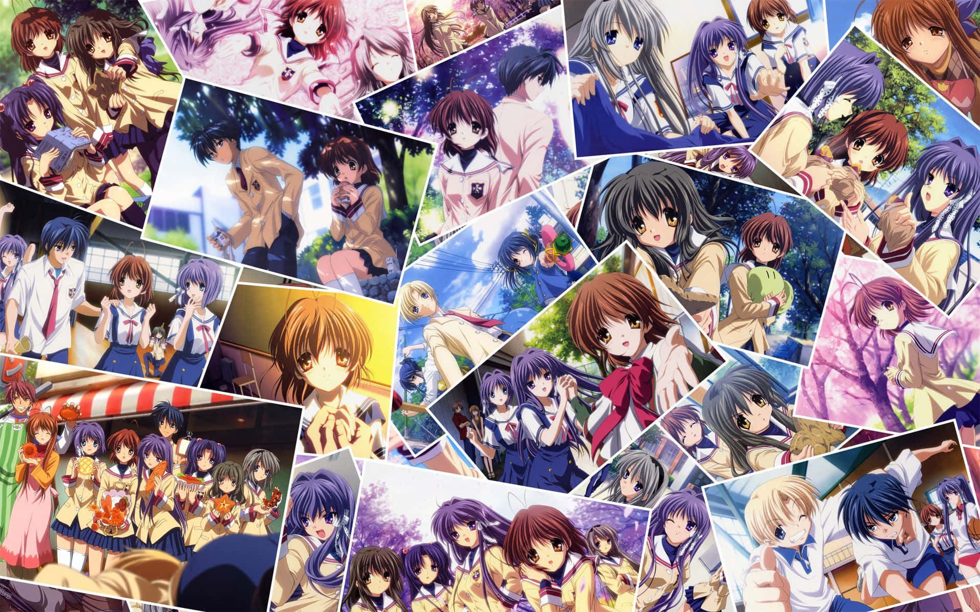 Anime Characters Assembly Wallpaper
