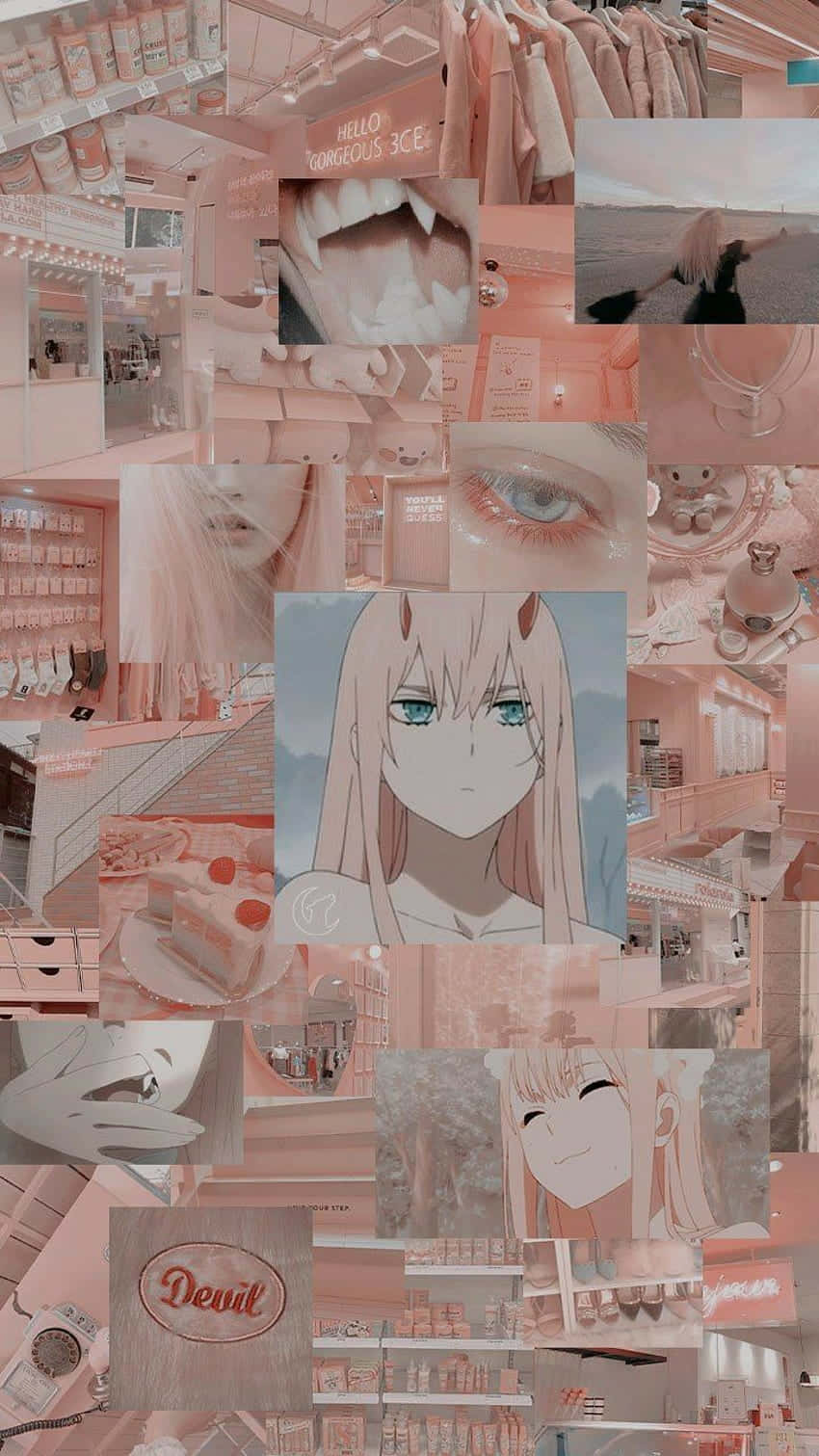 Download Anime Collage Aesthetic Wallpaper 