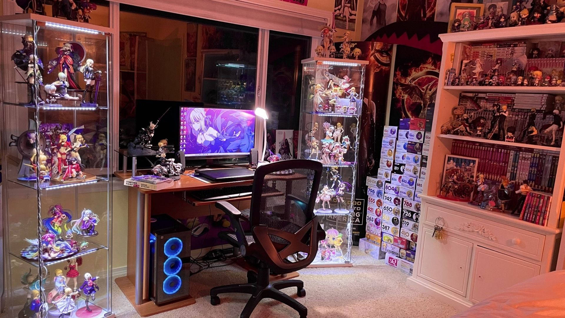 Anime Collector Room Wallpaper
