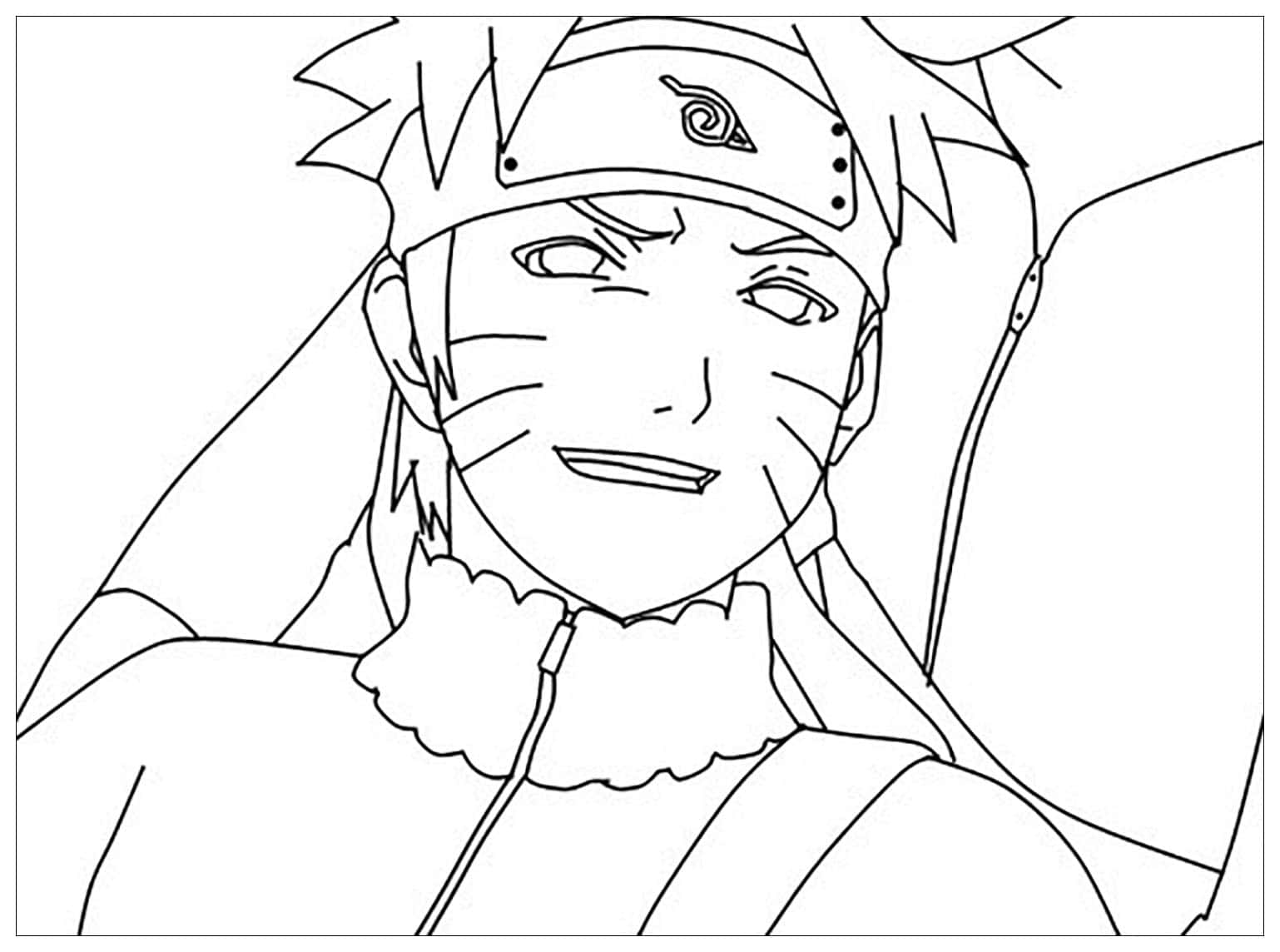 Naruto  Free printable Coloring pages for kids
