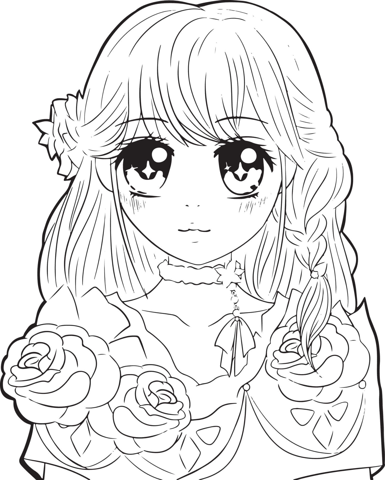 10 Free Anime Coloring Pages Thatll Turn You Into An Otaku