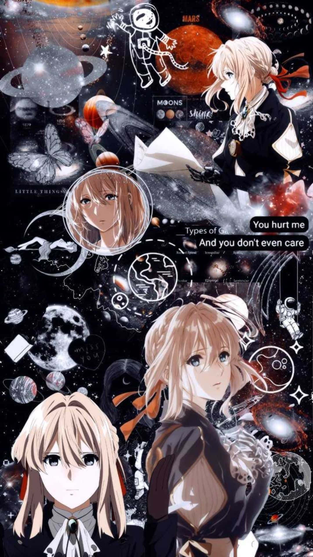Anime Cosmos Aesthetic Wallpaper Wallpaper